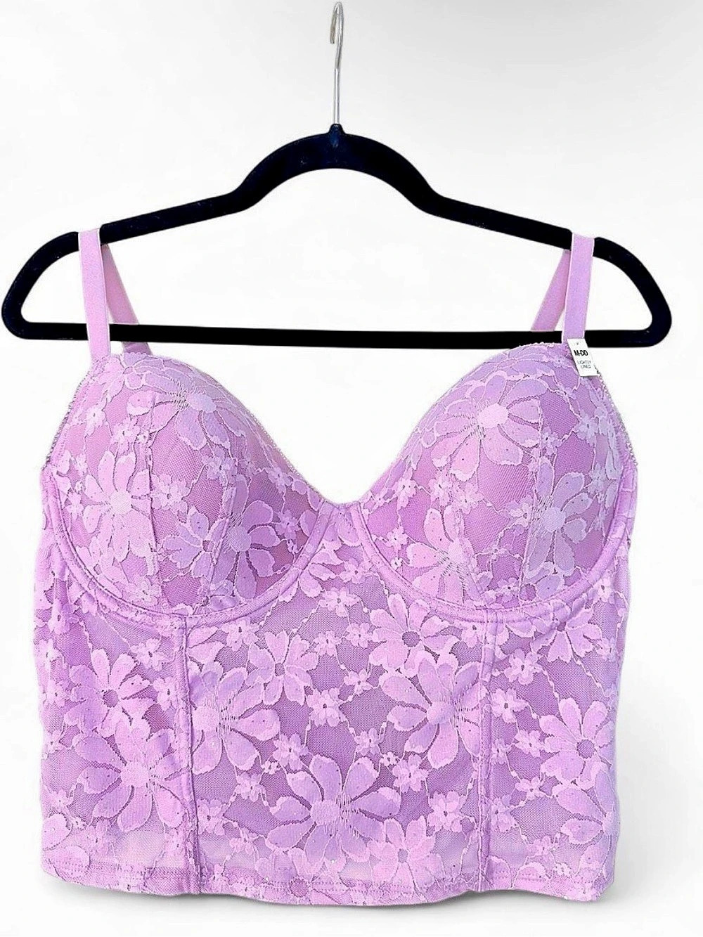 PINK Wink™ Lightly Lined Balconette Corset Top | NWT